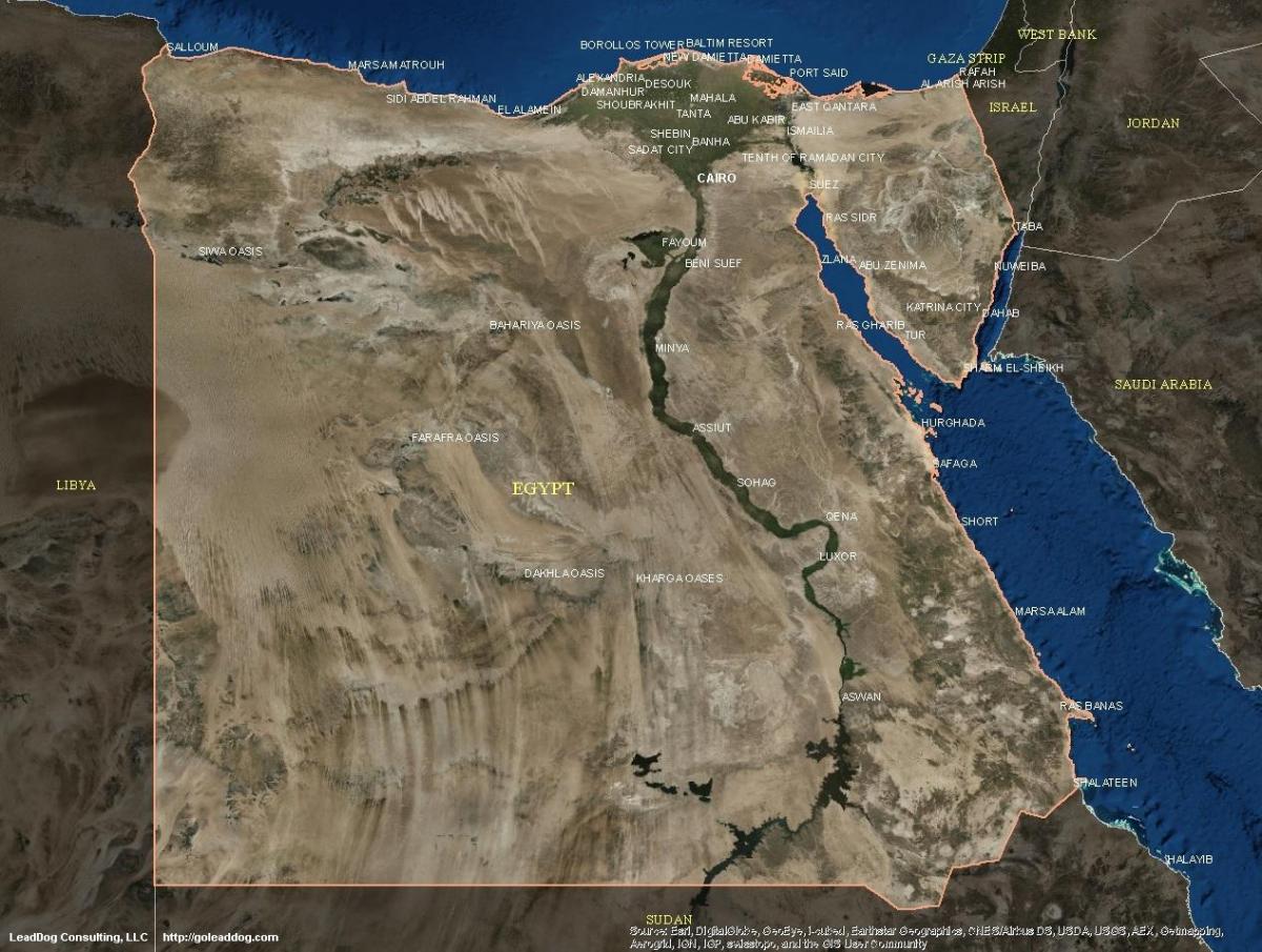 Mapa kairo satelit