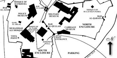 Mapa kairo citadele