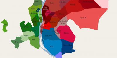Kairo susjedstvu mapu