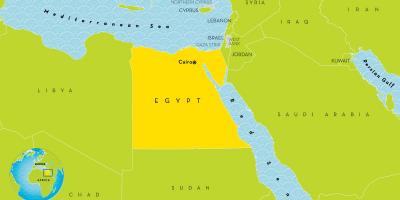 Glavni grad egipta mapu