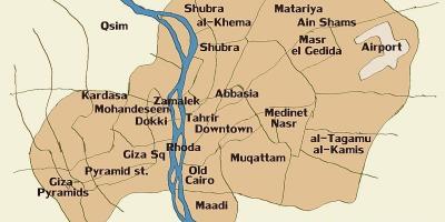 Mapa kairo i okoline